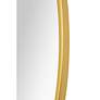 2_Alegre Powder-Coated Gold 30" Round Wall Mirror more views
