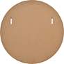 3_Alegre Powder-Coated Gold 30" Round Wall Mirror more views
