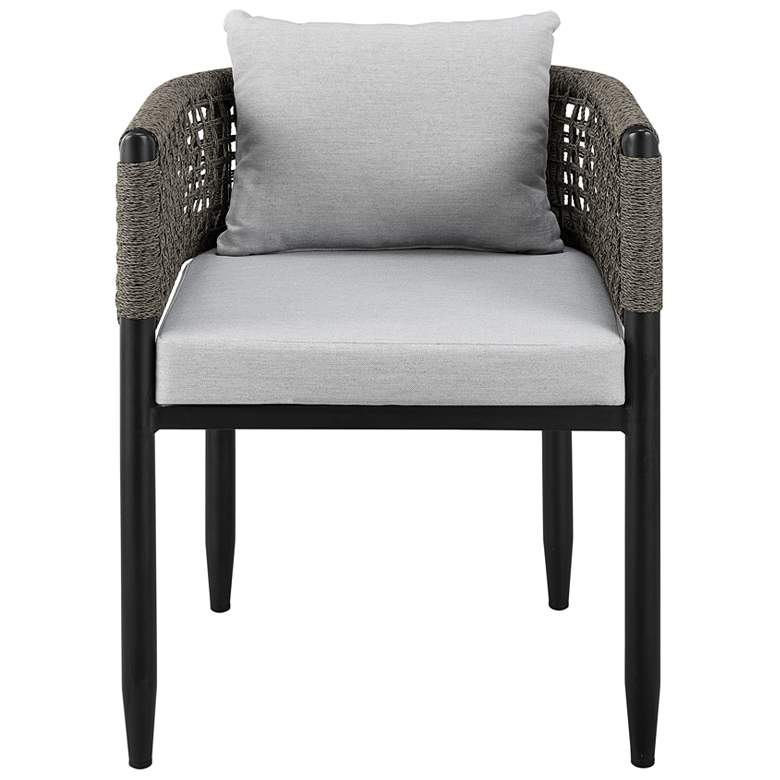 Image 4 Alegria Outdoor Dining Chair in Grey Rope and Cushions Set of 2 more views