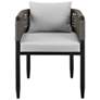 4_Alegria Outdoor Dining Chair in Grey Rope and Cushions Set of 2 more views