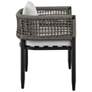 5_Alegria Outdoor Dining Chair in Grey Rope and Cushions Set of 2 more views
