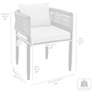 7_Alegria Outdoor Dining Chair in Grey Rope and Cushions Set of 2 more views