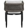 Alegria Outdoor Dining Chair in Grey Rope and Cushions Set of 2