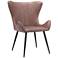Alejandro Vintage Brown Faux Leather Dining Chair