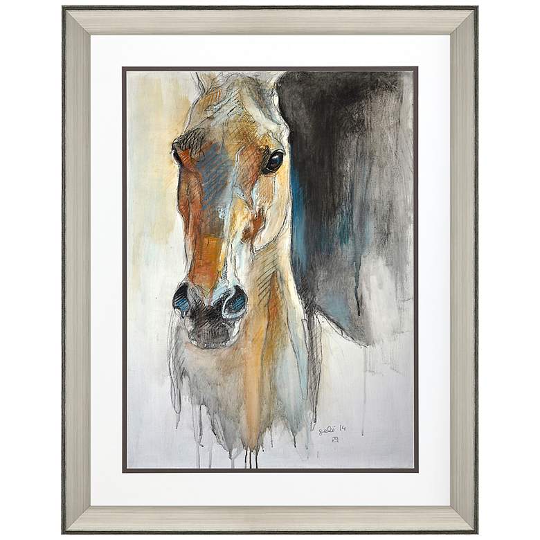Image 3 Alert X 50" High Rectangular Giclee Framed Wall Art