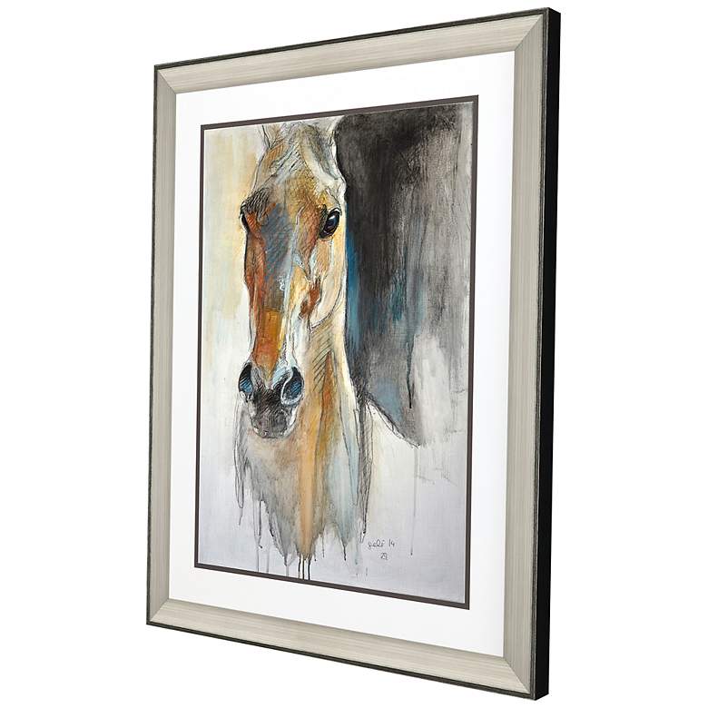 Image 5 Alert X 50" High Rectangular Giclee Framed Wall Art more views