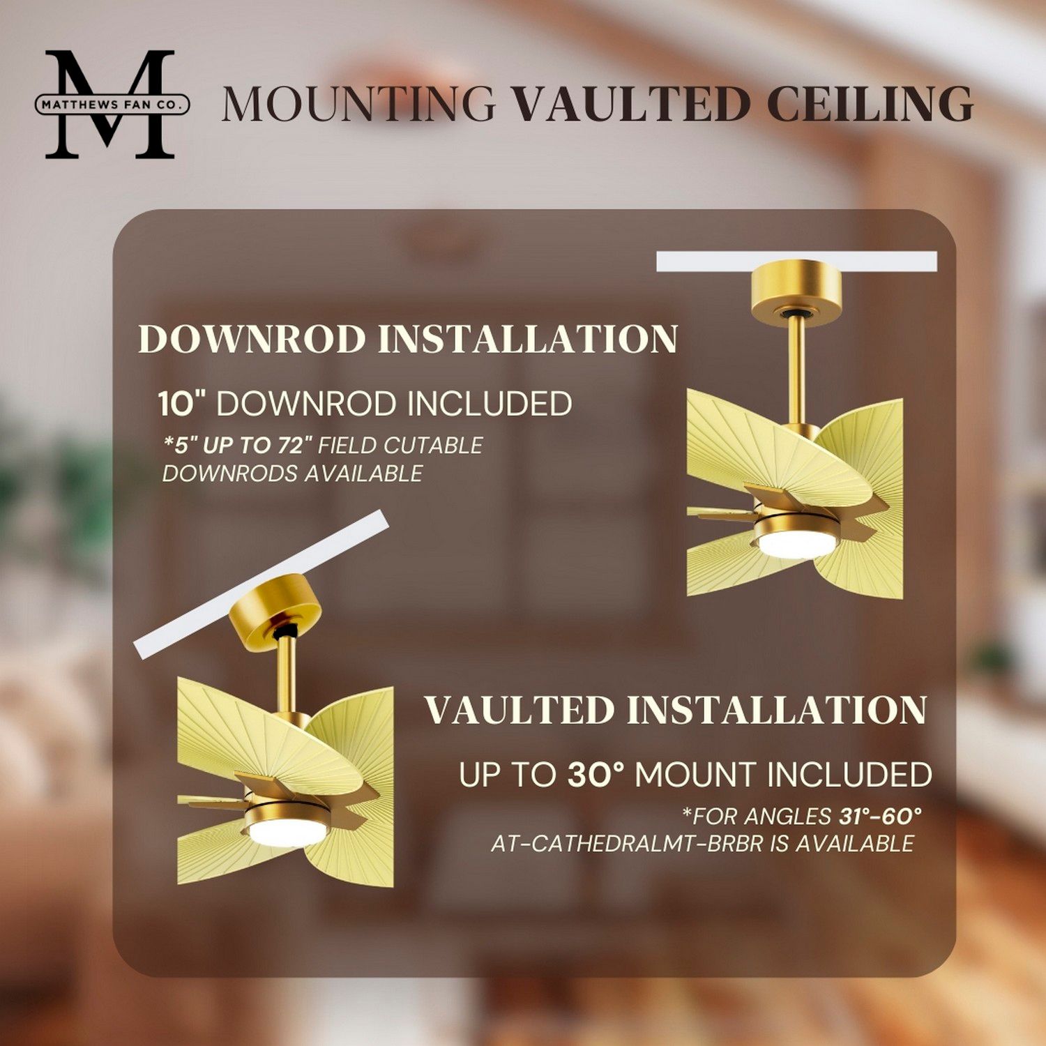 Alessandra Tropical 48" Brass LED Ceiling Fan w/ Light Yellow Blades