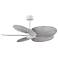 Alessandra Tropical 48" Matte White Ceiling Fan w/ Barn Wood Blades