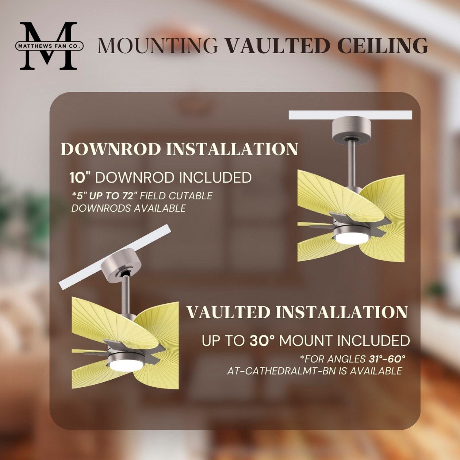 Alessandra Tropical 48" Nickel LED Ceiling Fan w/ Light Yellow Blades