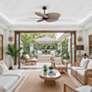4_Alessandra Tropical 48" Textured Bronze Ceiling Fan w/ Gray Ash Blades more views