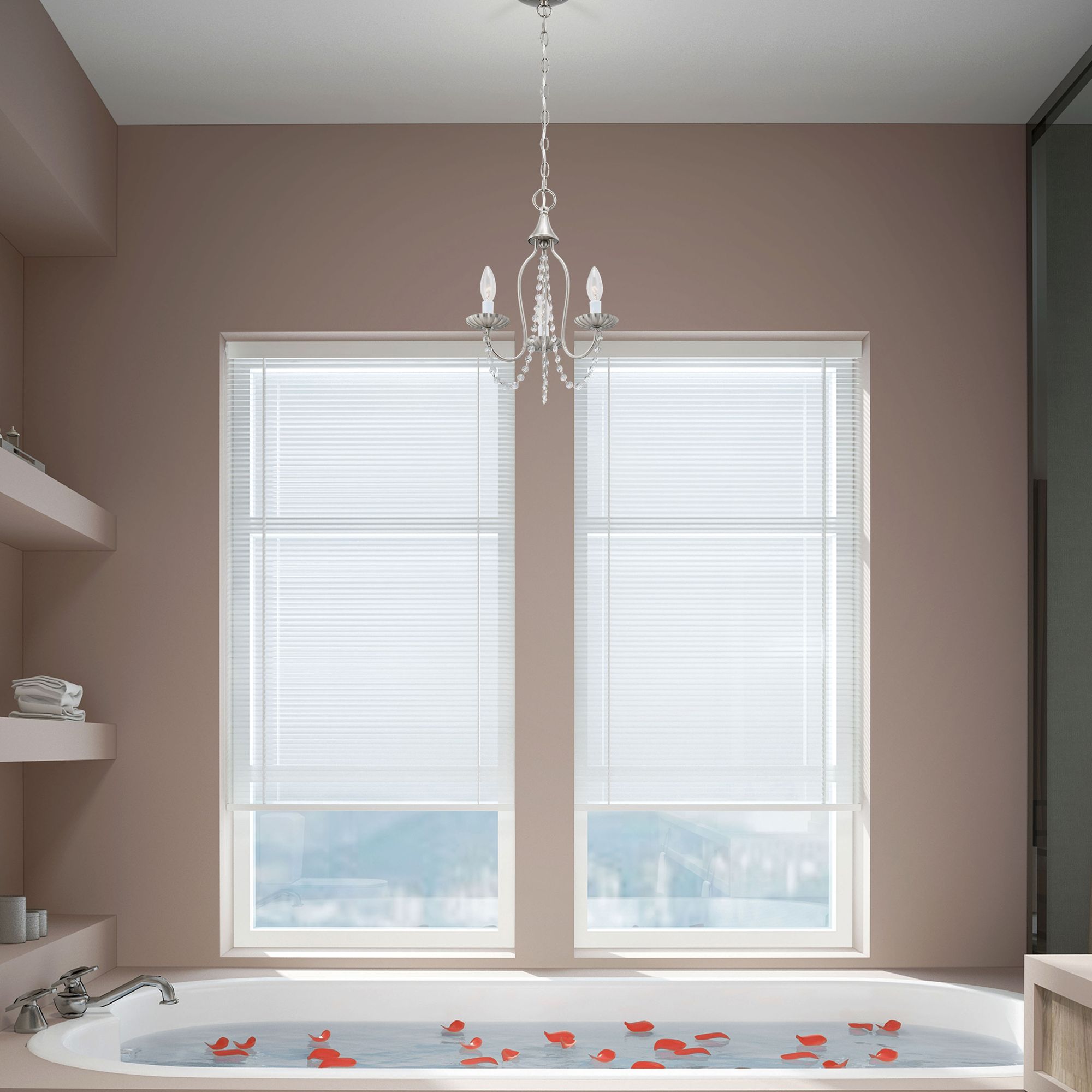 Alessia 3 Light Brushed Nickel Mini Chandelier