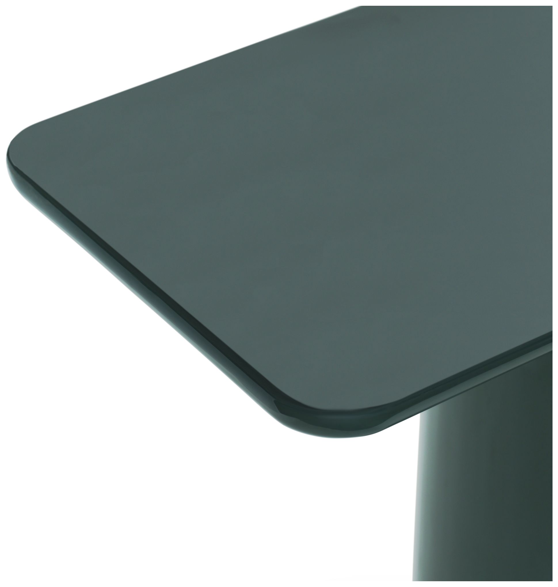 Image 4 Alessia Enamel End Table Obsidian Green more views