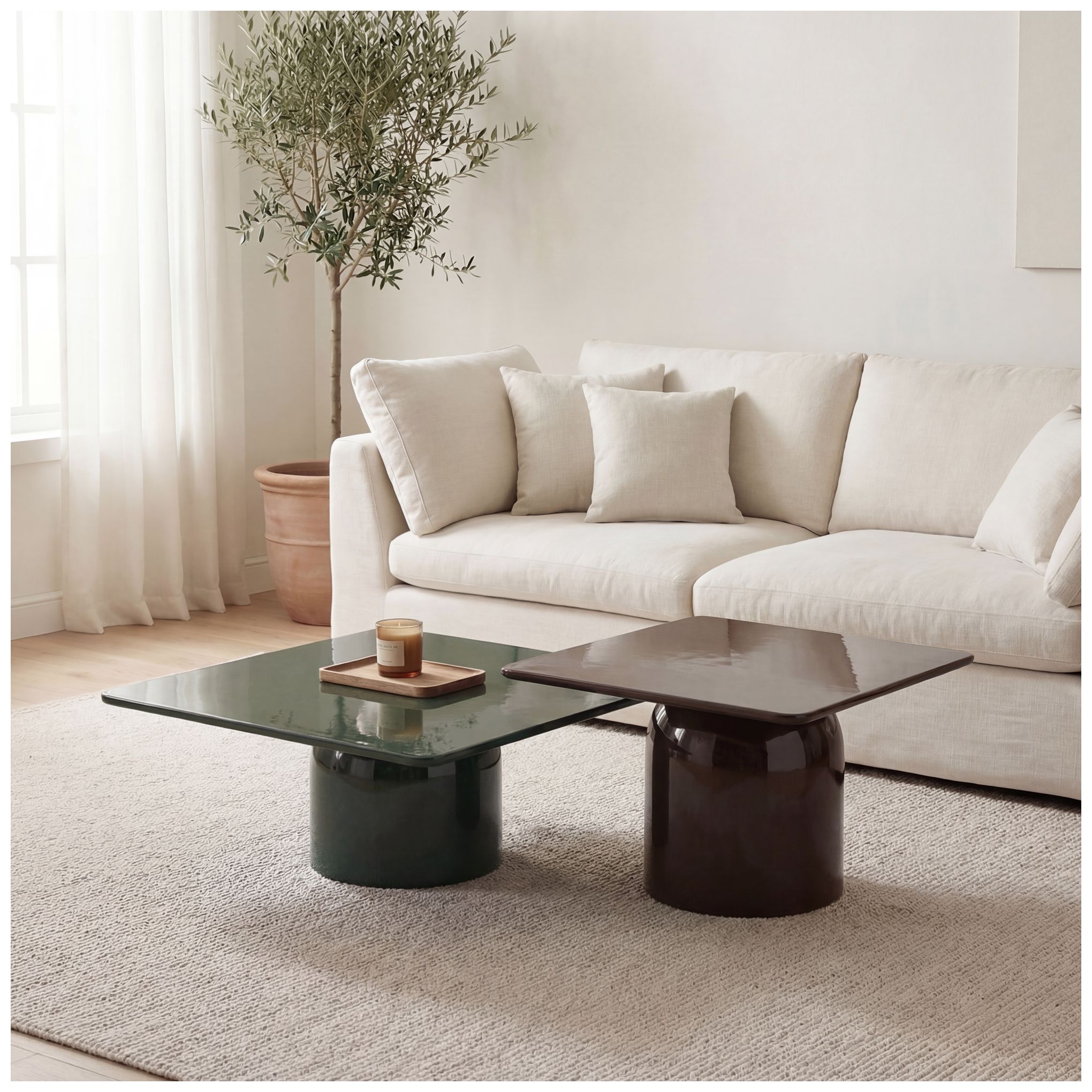 Image 2 Alessia Nesting Coffee Tables (set of 2) more views