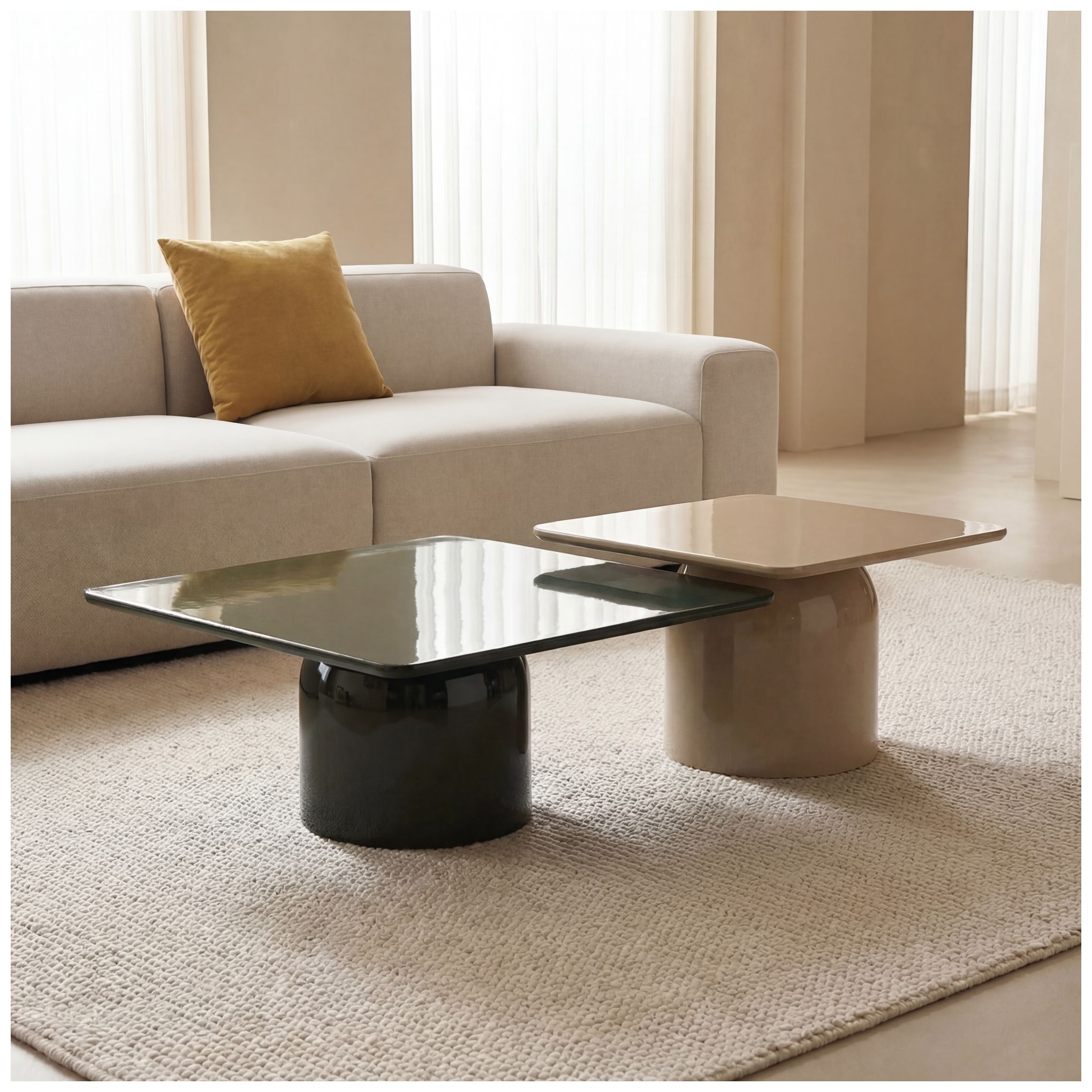 Image 2 Alessia Nesting Coffee Tables (set of 2) more views