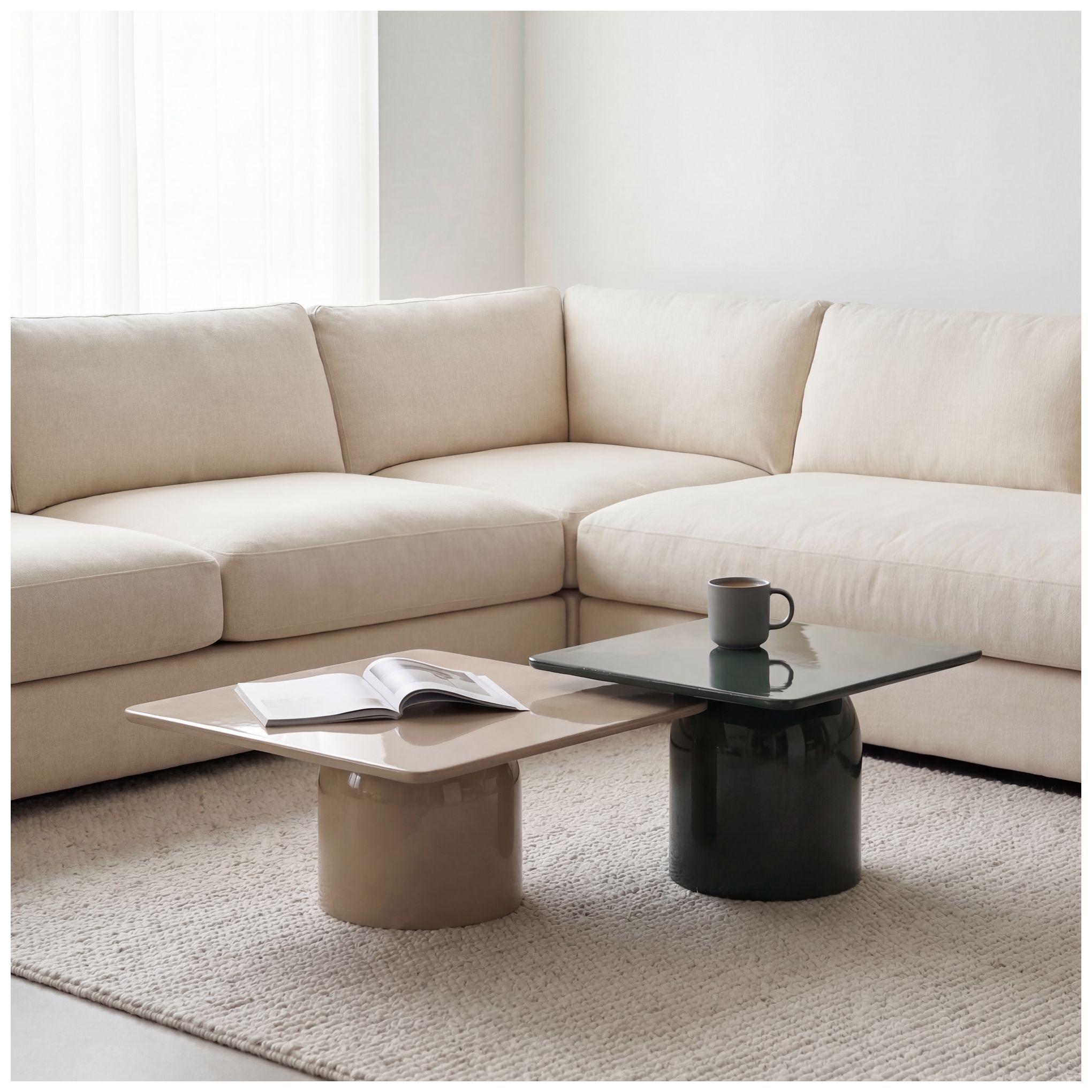 Image 2 Alessia Nesting Coffee Tables (set of 2) more views