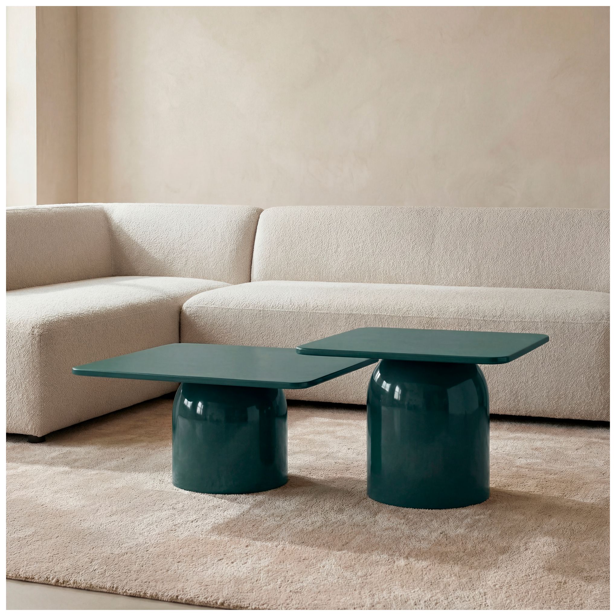 Image 6 Alessia Short Enamel Coffee Table Obsidi more views