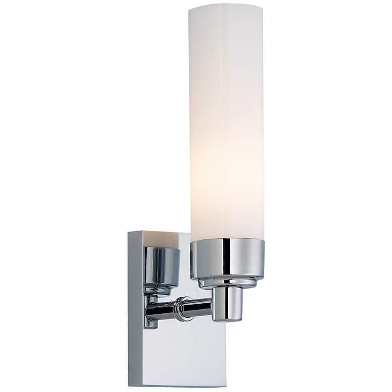 Image 1 Alex ADA Polished Nickel 11 inch High Bath Sconce