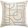 Alex Natural 18" Square Decorative Pillow