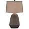 Alex Two-Tone Charcoal Table Lamp