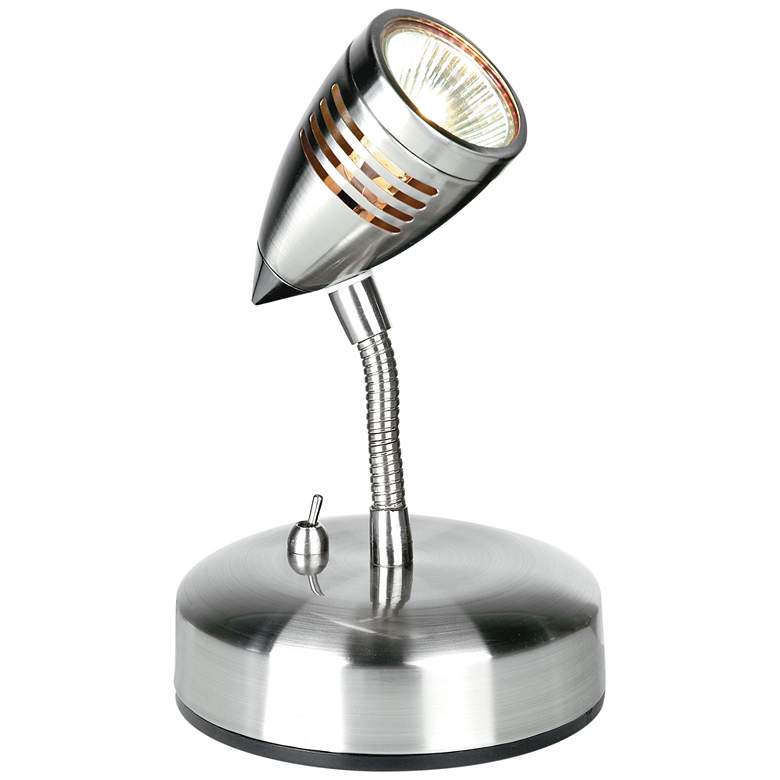 Image 1 Alexa Brushed Nickel Flex Arm LED Uplight