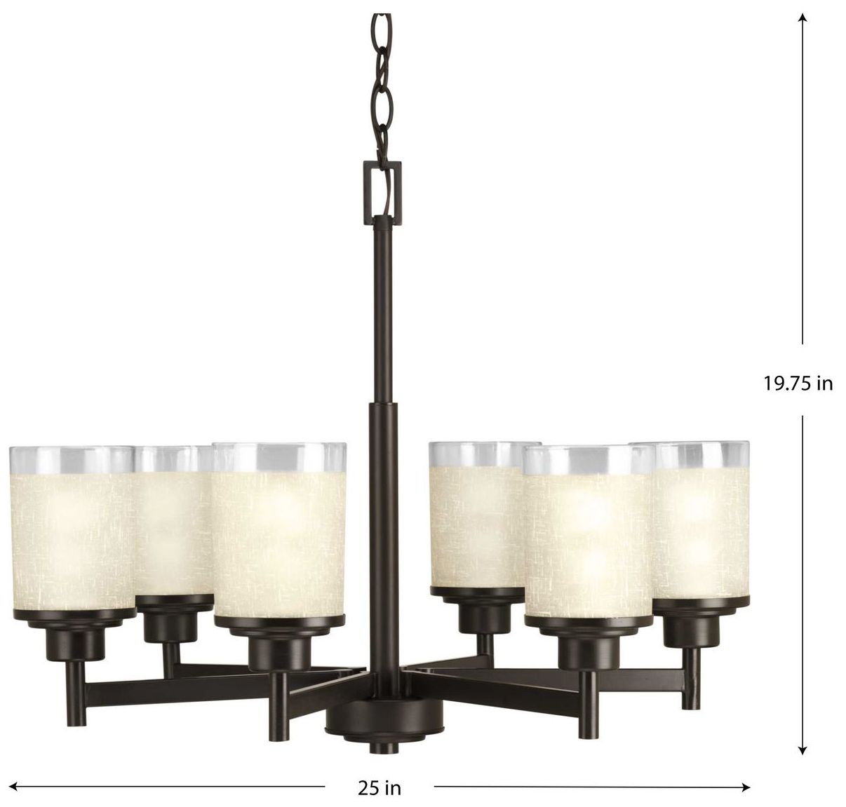 Alexa Collection Six-Light Chandelier Light