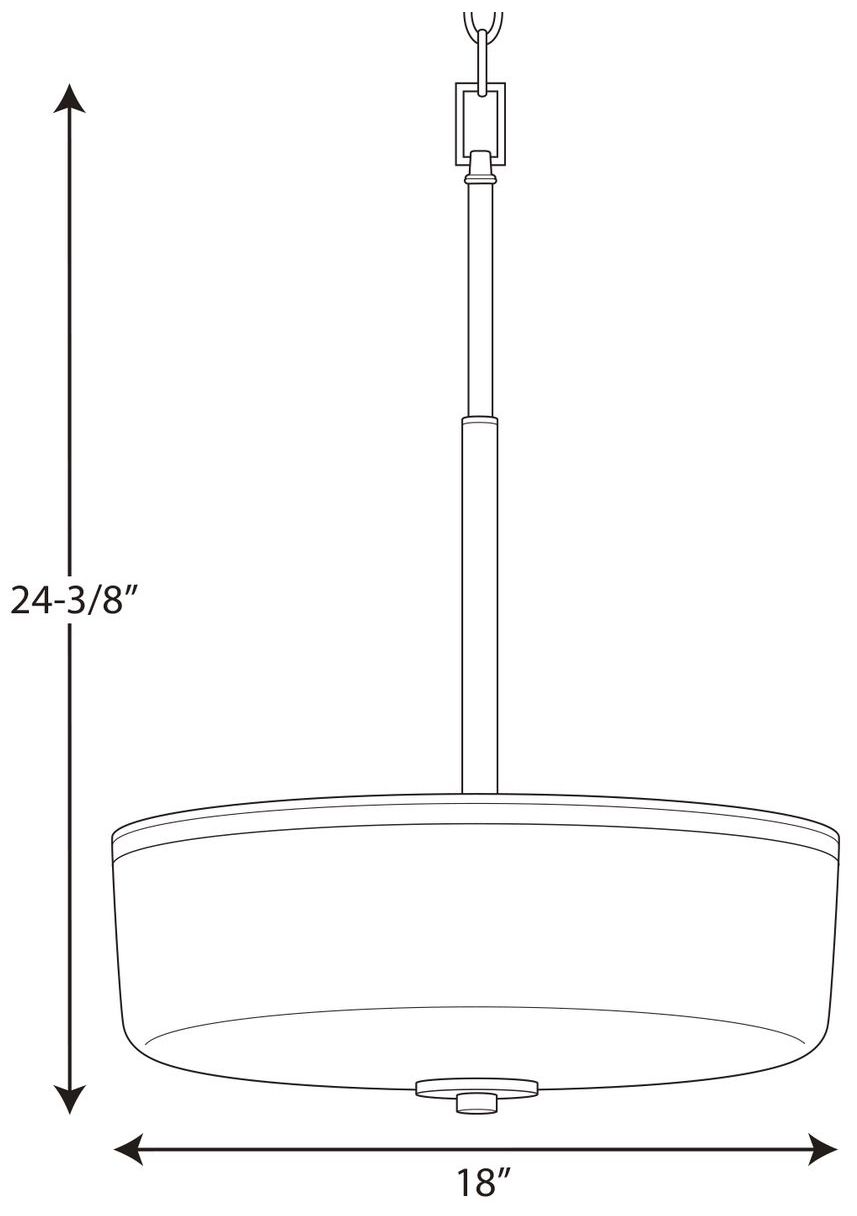 Image 4 Alexa Collection Three-Light Foyer Pendant more views