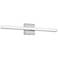 Alexander 23.75"W Chrome Color Changing Vanity w/ Frosted Diffuser
