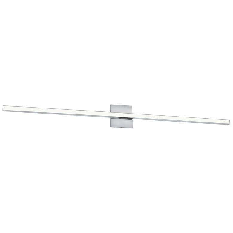 Image 1 Alexander 47.5"W Chrome Color Changing Vanity w/ Frosted Diffuser