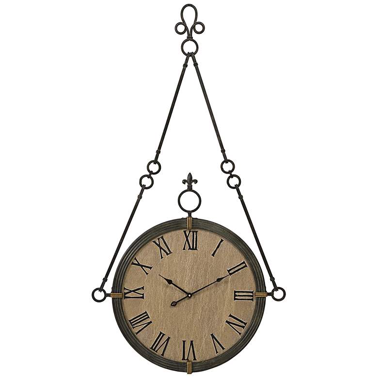 Image 1 Alexander 47 inch High Iron Wall Clock