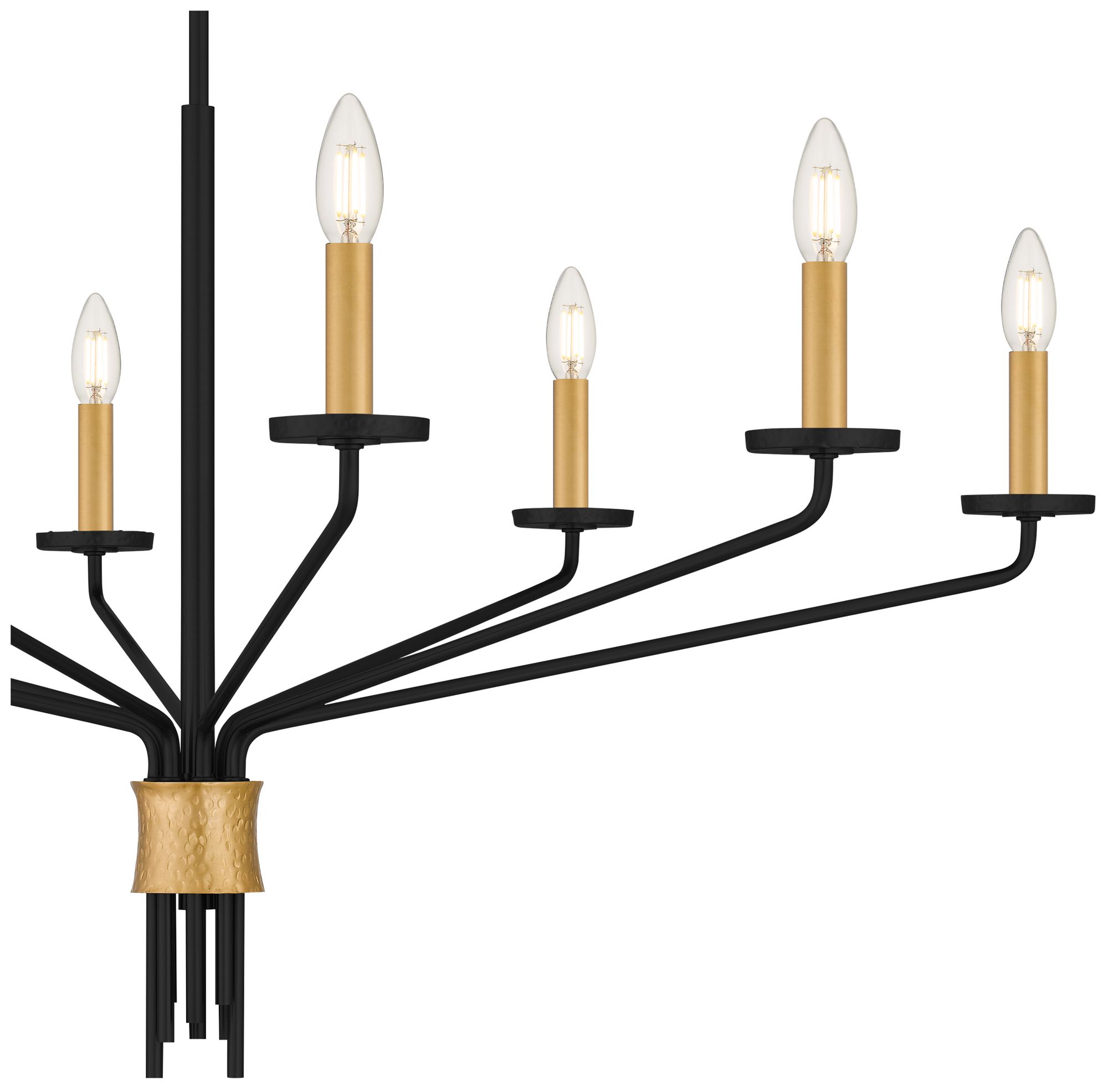 Image 6 Alexander 8-Light Matte Black Chandelier more views