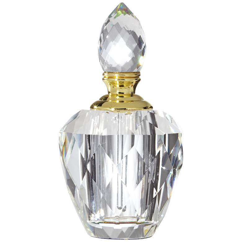 Image 1 Alexandra Crystal Clear and Gold 12ml Perfume Bottle
