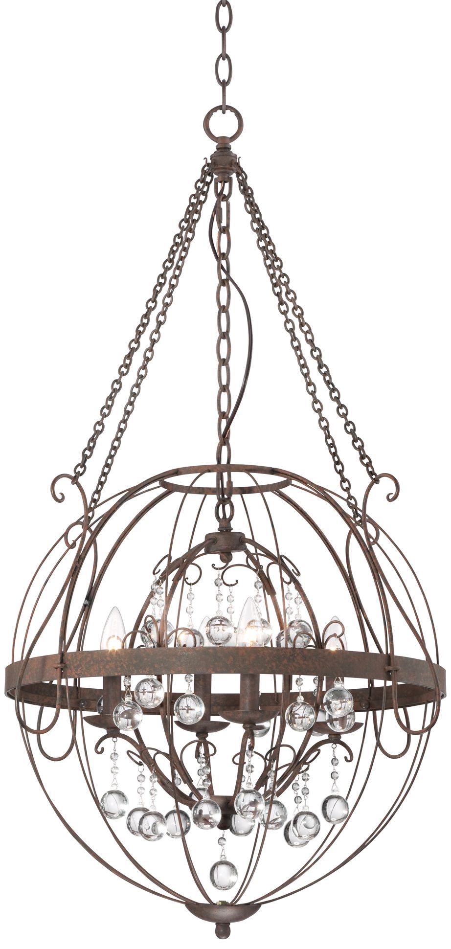 Alexandria 26" Wide Bronze Pendant Light