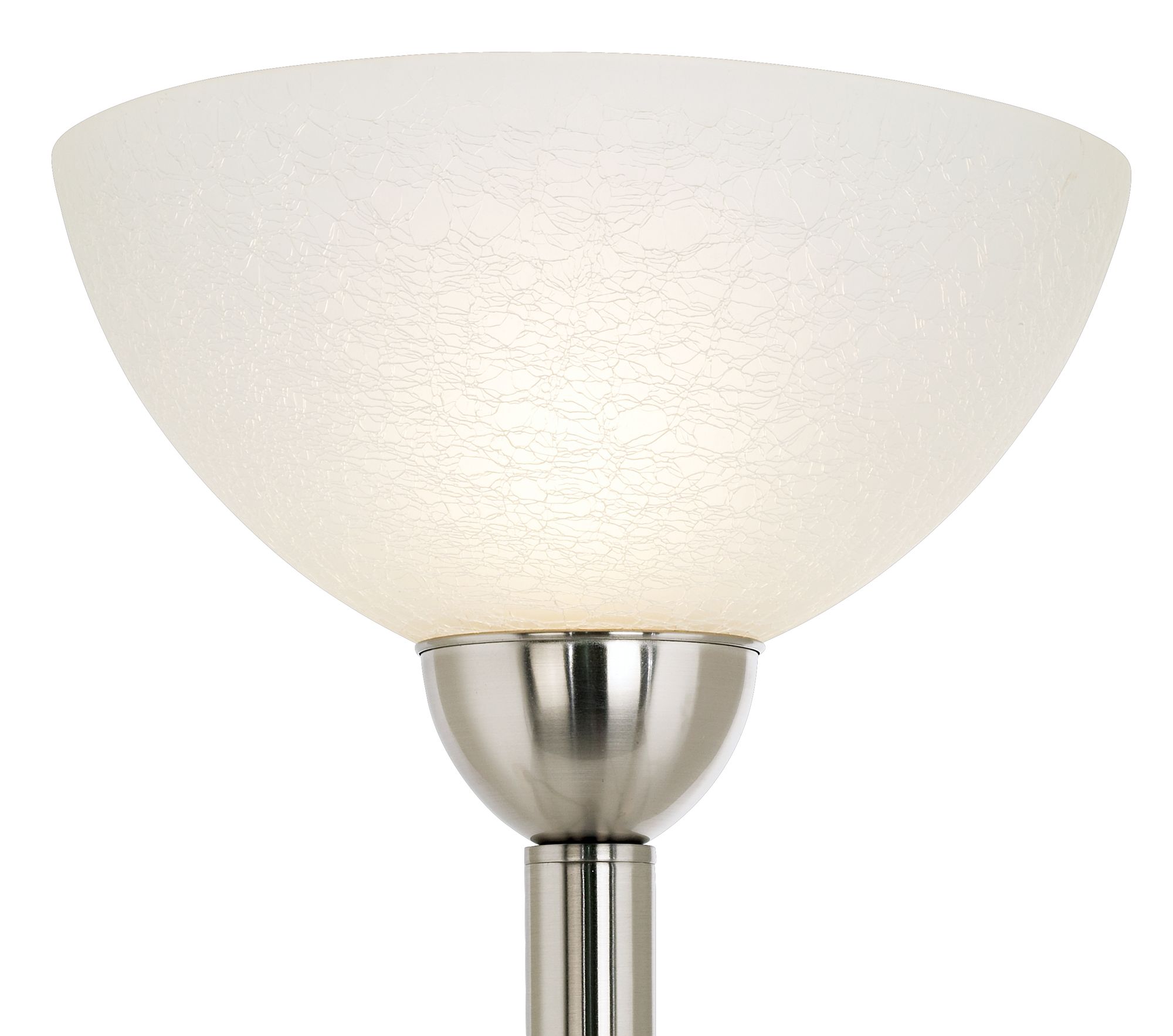 alexei brushed nickel gooseneck torchiere floor lamp