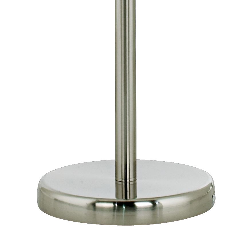 alexei brushed nickel gooseneck torchiere floor lamp