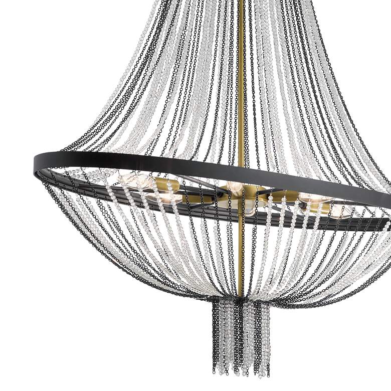 Image 3 Alexia 40" Foyer Chandelier in Black more views