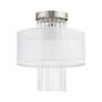 3_Alexis 1 Light Brushed Nickel Ceiling Mount more views