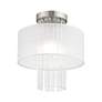 4_Alexis 1 Light Brushed Nickel Ceiling Mount more views