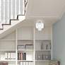 6_Alexis 1 Light Brushed Nickel Ceiling Mount more views