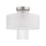 3_Alexis 1 Light Brushed Nickel Ceiling Mount more views