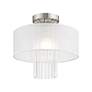 4_Alexis 1 Light Brushed Nickel Ceiling Mount more views
