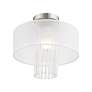 5_Alexis 1 Light Brushed Nickel Ceiling Mount more views