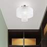 7_Alexis 1 Light Brushed Nickel Ceiling Mount more views