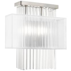 Alexis 2 Light Brushed Nickel ADA Wall Sconce