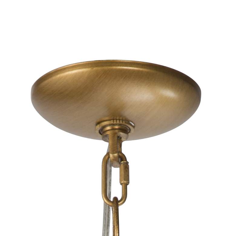 Image 5 Alexis 23" Wide Antique Brass Metal 6-Light Chandelier more views