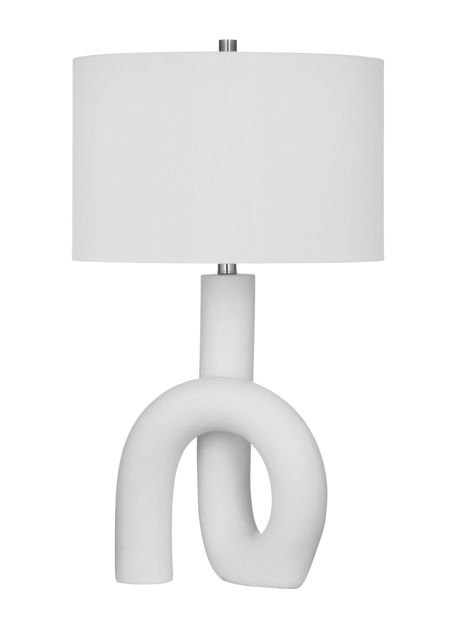 Image 2 Alexx 28" High Matte White Table Lamp more views