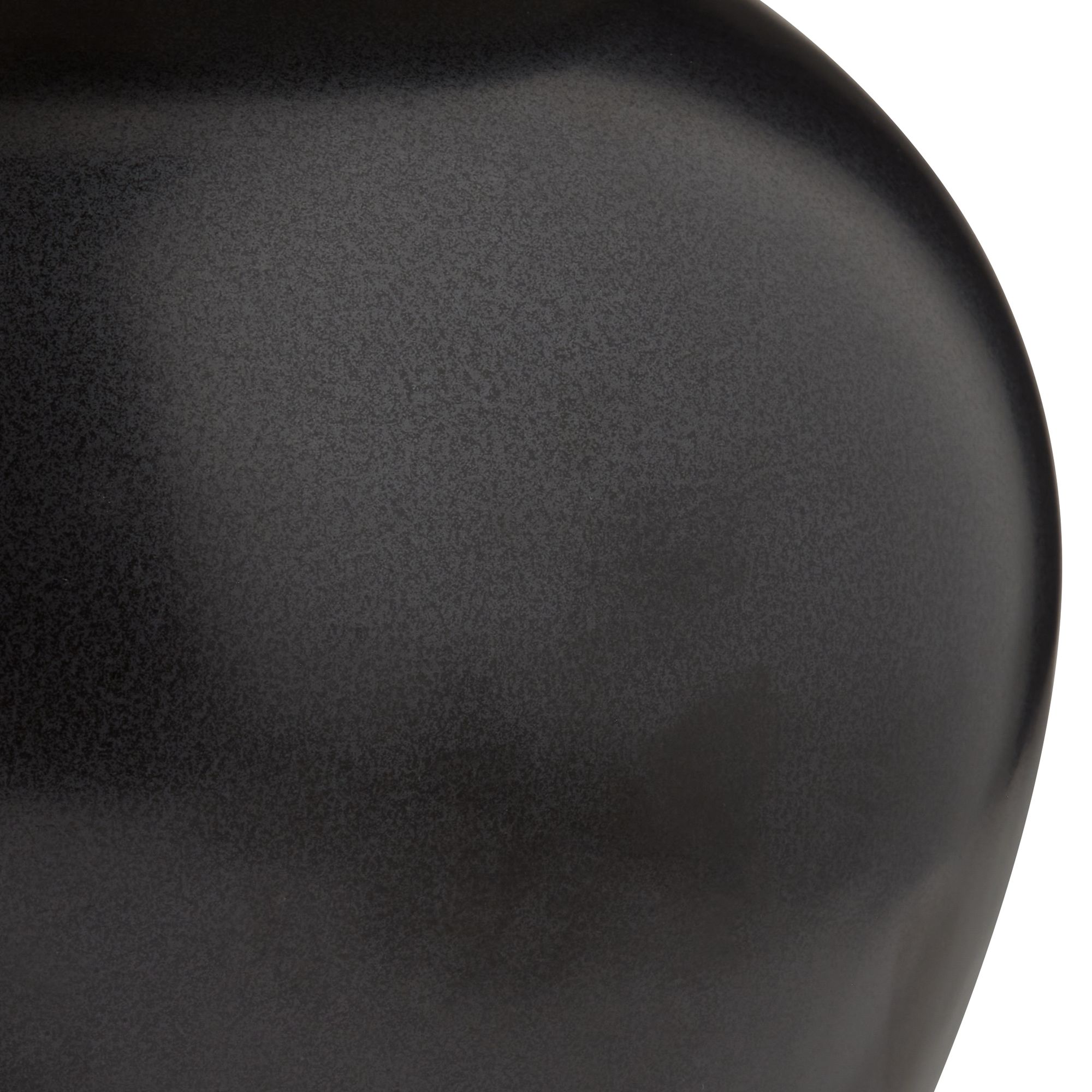 Alfano 10 3/4" High Onyx Black Ceramic Ginger Jar Urn with Lid in scene