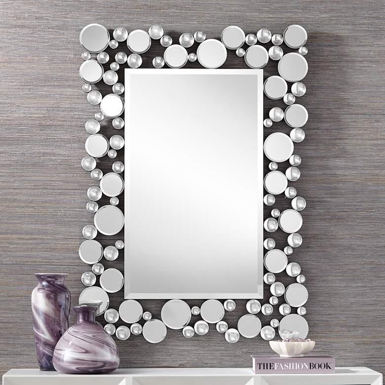 Image 1 Alfaro 30 inch x 42 inch Scattered Cluster Frame Wall Mirror