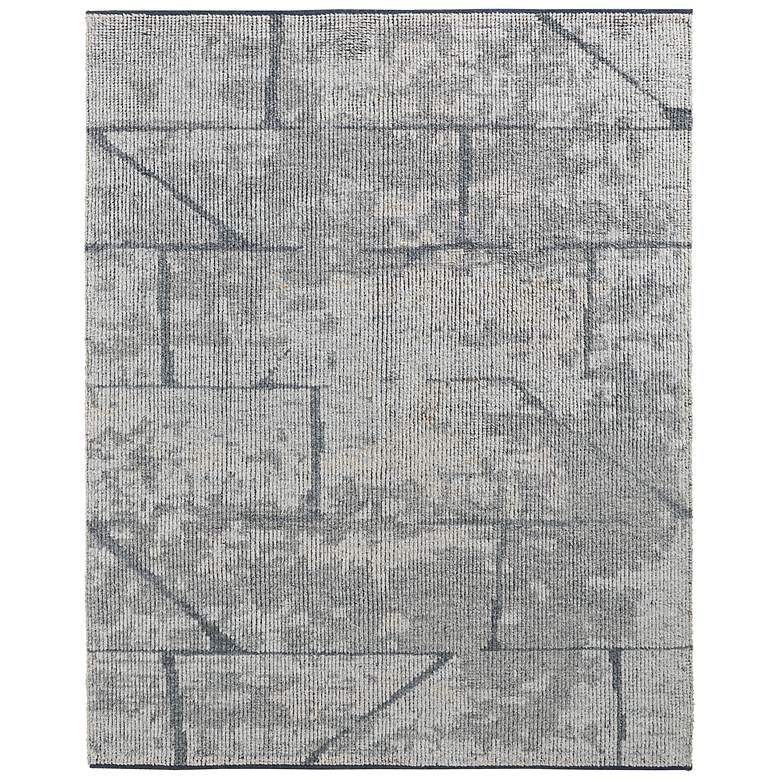 Image 2 Alford 6925F 5&#39;6 inchx8&#39;6 inch Light Gray and Brown Wool Area Rug