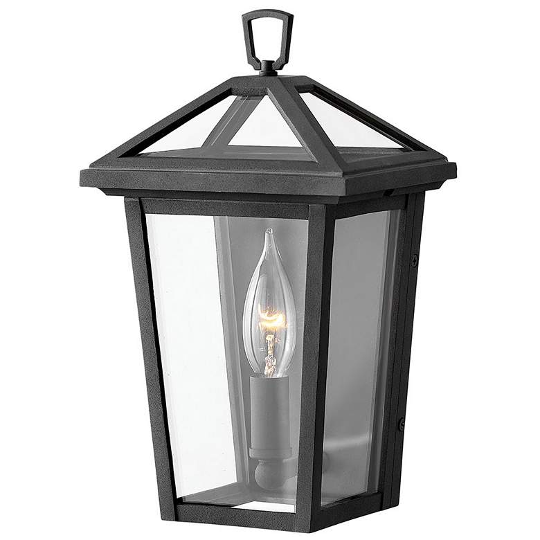 Image 1 Alford Place 11 1/4" High Museum Black Outdoor Wall Light