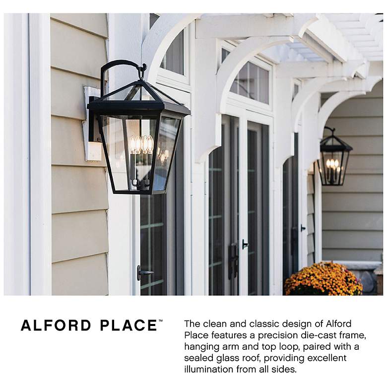Image 6 Alford Place 11 1/4" High Museum Black Outdoor Wall Light more views